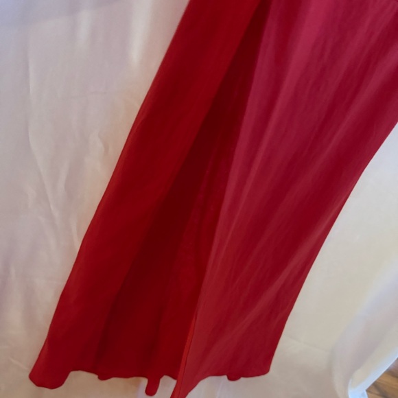 Show Me Your MuMu Julia Maxi Dress - Red Linen - Picture 12 of 13